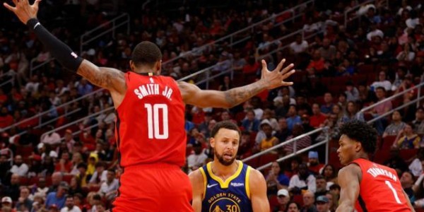 硬汉！库里带伤轰37+8拯救勇士：首轮直面火箭围剿