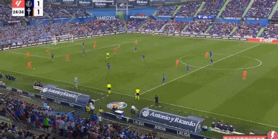 九游娱乐入口-⚽西甲半场：马约拉尔破僵，伊格莱西亚斯单刀扳平，赫塔菲1-1塞尔塔